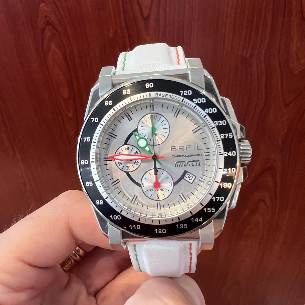 BREIL Manta Collection Men's watch on leather strap